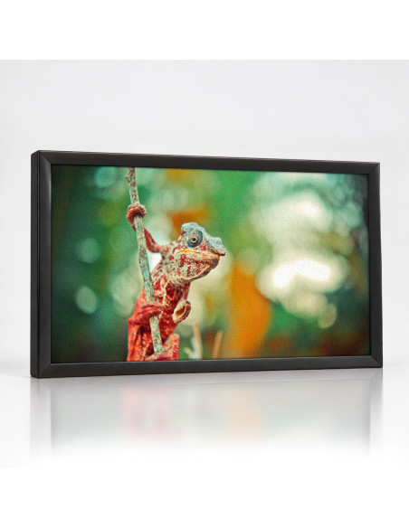 Topný obraz Chameleon na větvi | Infrapanel na míru