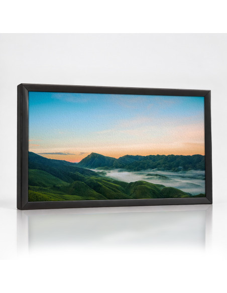 Topný obraz Horský hřeben za svítání | Infrapanel na míru