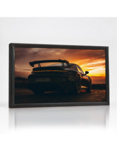 Topný obraz Sportovní auto při západu slunce | Infrapanel na míru