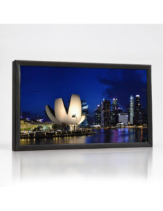 Topný obraz Panorama Singapuru v noci | Infrapanel na míru