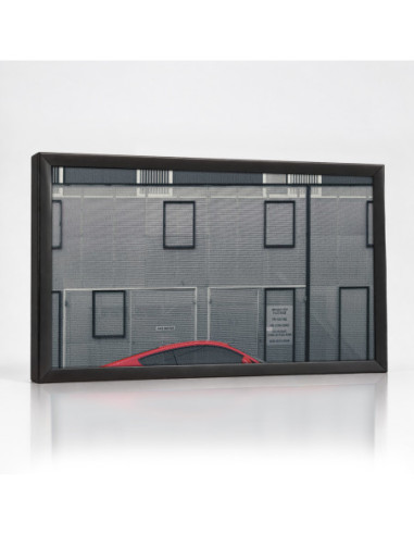 Topný obraz Červené sportovní auto v ulici | Infrapanel na míru