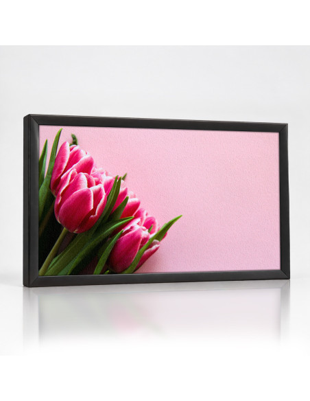 Topný obraz Růžové tulipány | Infrapanel na míru