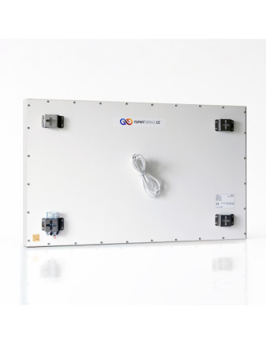 Bílý infrapanel | Ekonomický topný obraz bez potisku