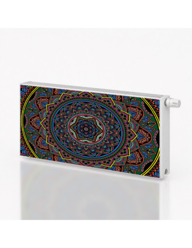 Magnetická fólie na radiátor Mandala — kaleidoskop | Magnetická fólie na míru