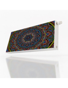 Magnetická fólie na radiátor Mandala — kaleidoskop | Magnetická fólie na míru 2