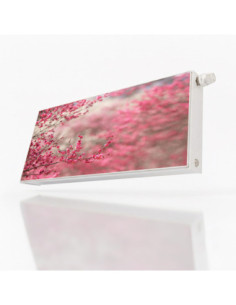 Magnetická fólie na radiátor Sakura — bokeh | Magnetická fólie na míru 2