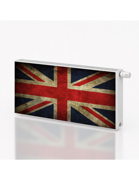 Magnetická fólie na radiátor Britská vlajka — vintage | Magnetická fólie na míru