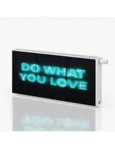 Magnetická fólie na radiátor Neonový nápis — Do What You Love | Magnetická fólie na míru
