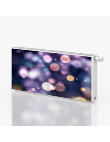 Magnetická fólie na radiátor Fialový bokeh | Magnetická fólie na míru