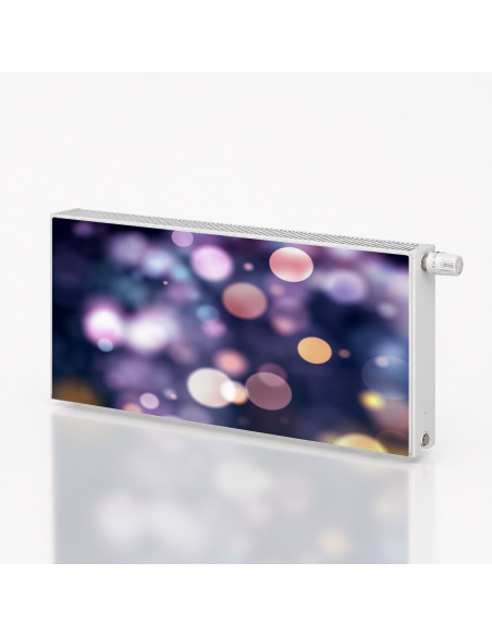 Magnetická fólie na radiátor Fialový bokeh | Magnetická fólie na míru