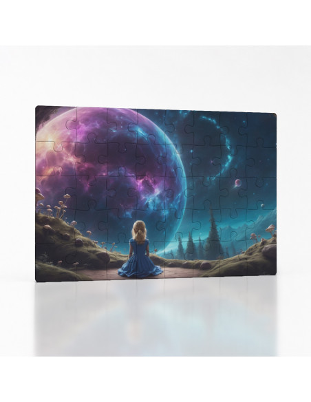 Kouzelné puzzle Alenka v říši divů – diverzita planet | Bydleníutulné.cz