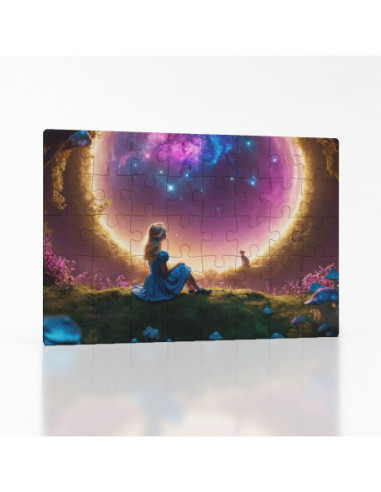 Kouzelné puzzle Alenka v říši divů – hvězdná mlhovina | Bydleníutulné.cz