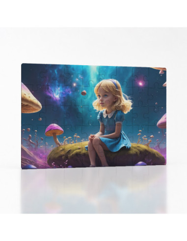 Kouzelné puzzle Alenka v říši divů – zmenšený svět | Bydleníutulné.cz
