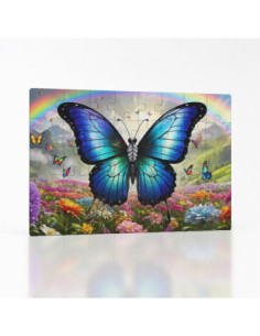 Kouzelné puzzle Duha a motýlí rej | Bydleníutulné.cz