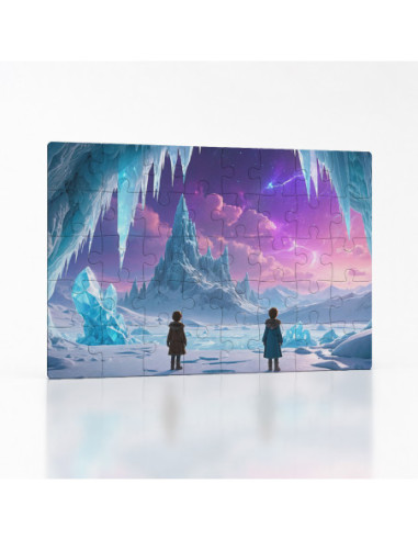 Kouzelné puzzle Dvojčata na cestě do říše ledu | Bydleníutulné.cz