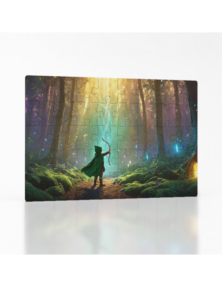 Kouzelné puzzle Malý Robin Hood a přesný výstřel | Bydleníutulné.cz