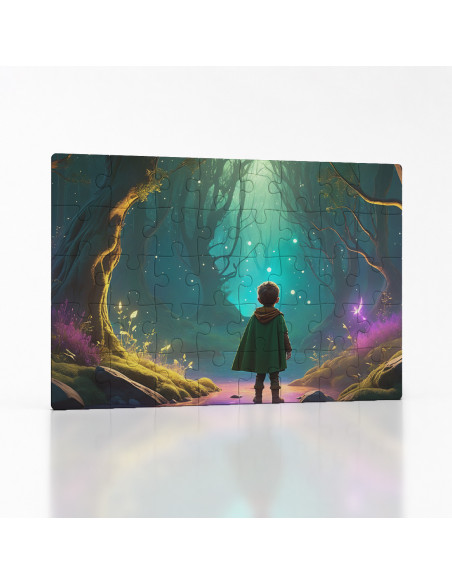 Kouzelné puzzle Malý Robin Hood a tiché zvuky lesa | Bydleníutulné.cz
