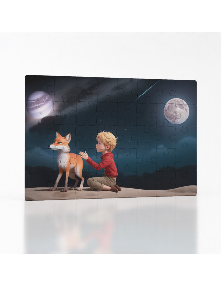 Kouzelné puzzle Malý princ a liška – 3D provedení | Bydleníutulné.cz