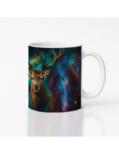Kouzelný hrnek Jelen – vládce magického lesa | Originální designové hrníčky